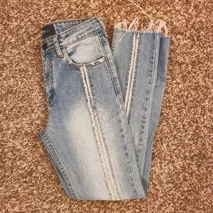 Women’s Nasty Gal Light Blue Skinny Jeans